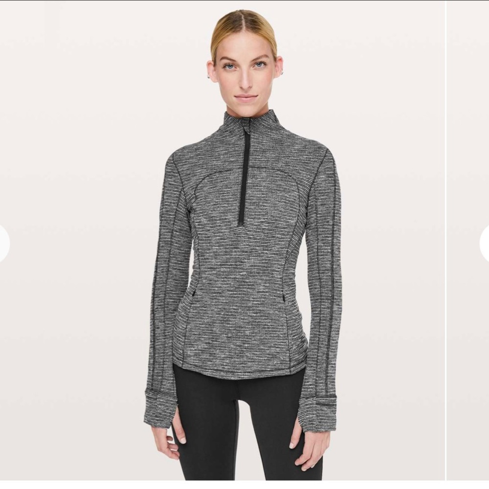 Lululemon Run Briskly 1/2 Zip - Size 4